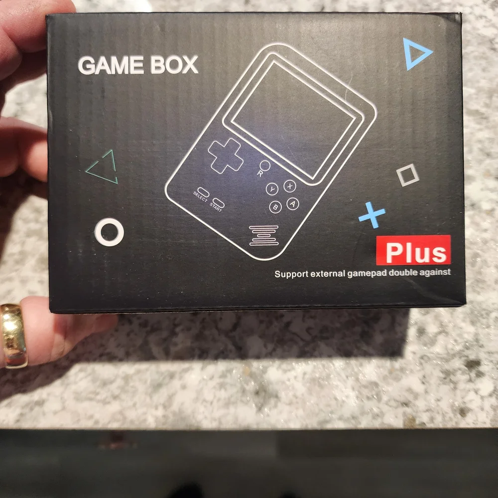 New Game Box Plus Handheld Console - Red Over 500 Games In 1